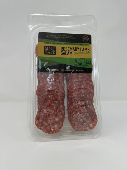 Sliced Rosemary Lamb Salami