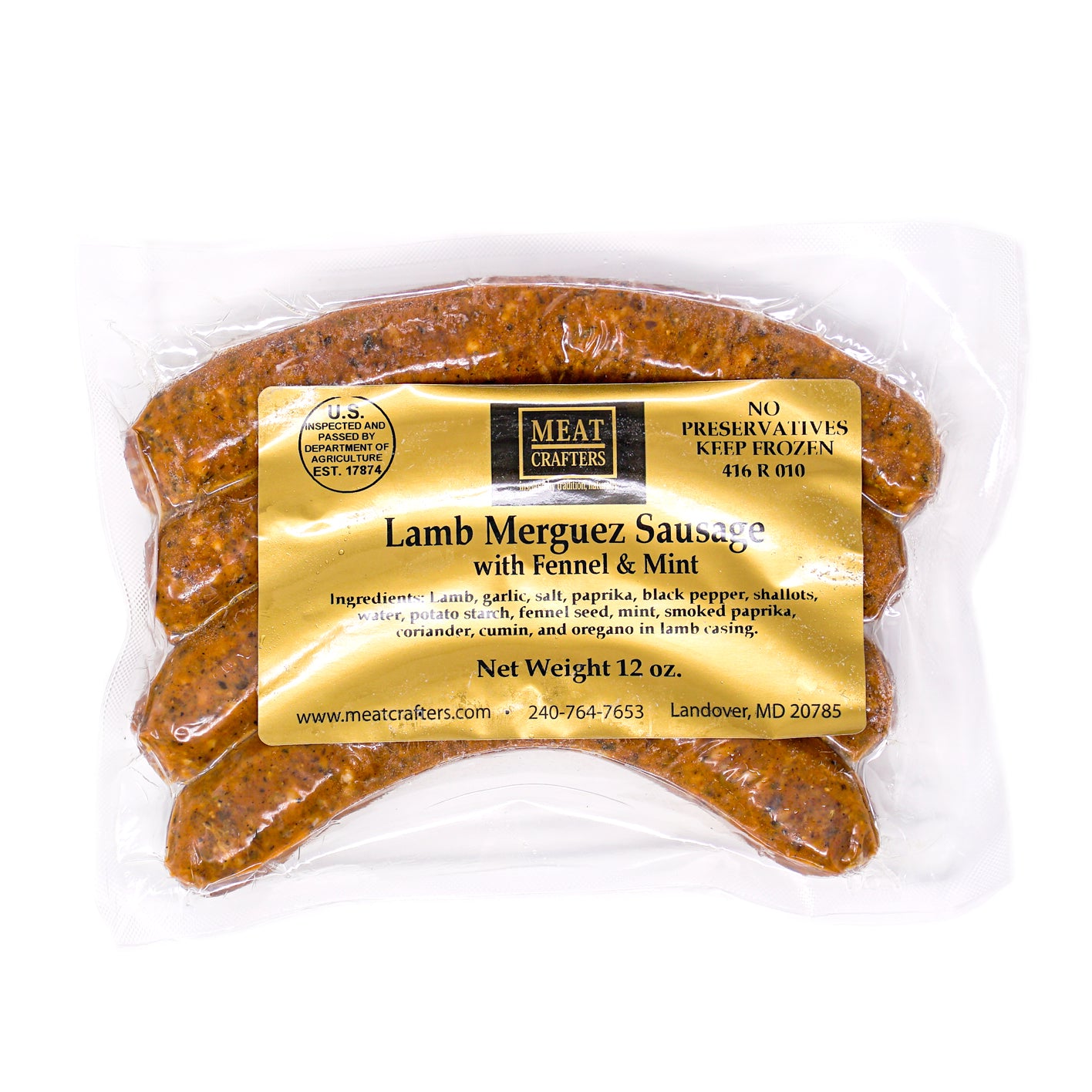 Lamb Merguez with Fennel & Mint